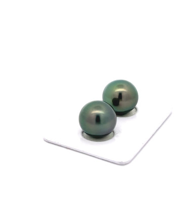 9mm+ fine  grade Tahitian Black pearl, French Polynesia  
