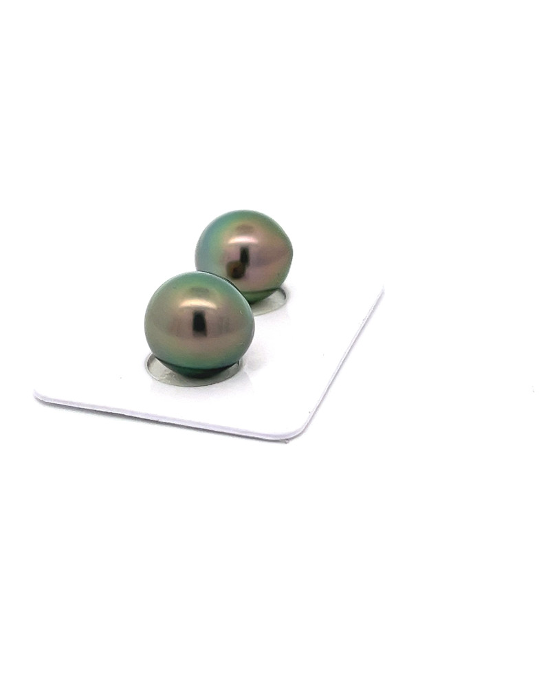 9mm+ fine  grade Tahitian Black pearl, French Polynesia  