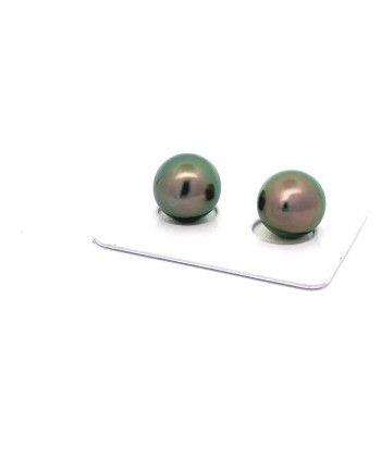 9mm+ fine  grade Tahitian Black pearl, French Polynesia  