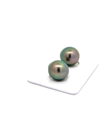 9mm+ fine  grade Tahitian Black pearl, French Polynesia  