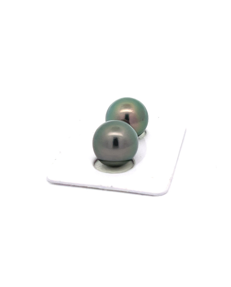 9mm+ fine  grade Tahitian Black pearl, French Polynesia  