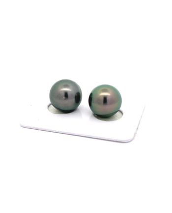9mm+ fine  grade Tahitian Black pearl, French Polynesia  