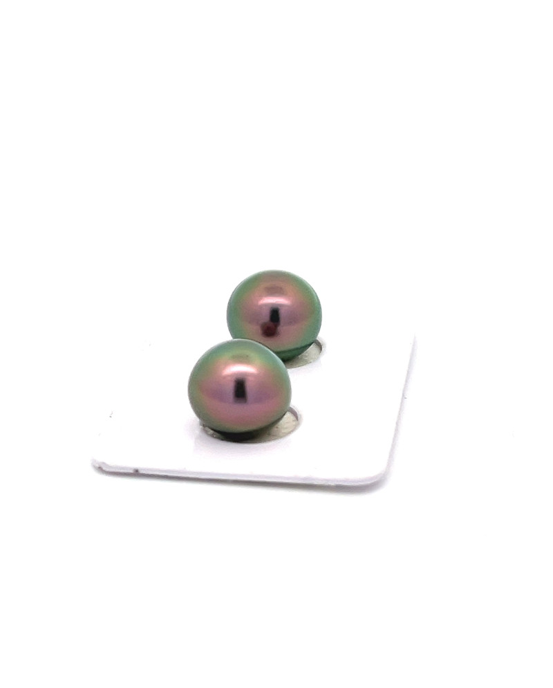 9mm+ fine  grade Tahitian Black pearl, French Polynesia  