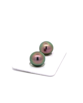 9mm+ fine  grade Tahitian Black pearl, French Polynesia  