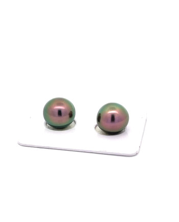 9mm+ fine  grade Tahitian Black pearl, French Polynesia  