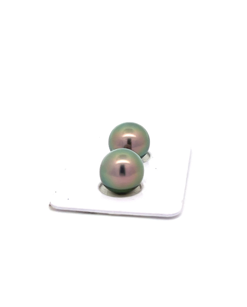 9mm+ fine  grade Tahitian Black pearl, French Polynesia  