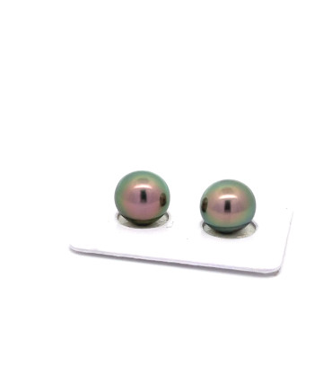 9mm+ fine  grade Tahitian Black pearl, French Polynesia  