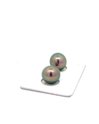9mm+ fine  grade Tahitian Black pearl, French Polynesia  
