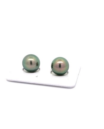9mm+ fine  grade Tahitian Black pearl, French Polynesia  