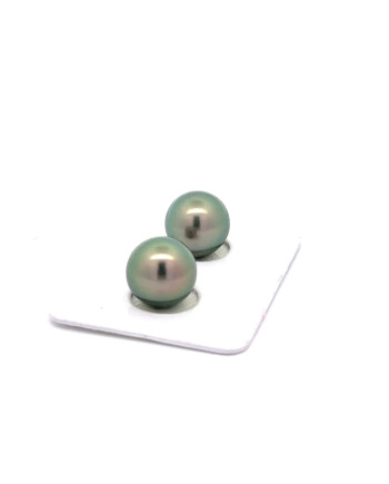 9mm+ fine  grade Tahitian Black pearl, French Polynesia  