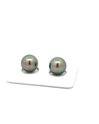 9mm+ fine  grade Tahitian Black pearl, French Polynesia  