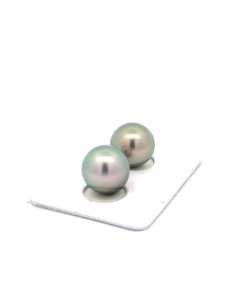 9mm+ fine  grade Tahitian Black pearl, French Polynesia  