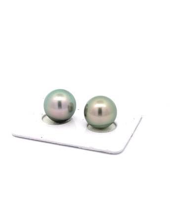 9mm+ fine  grade Tahitian Black pearl, French Polynesia  