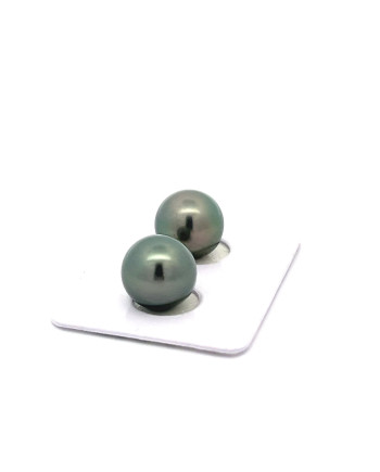 9mm+ fine  grade Tahitian Black pearl, French Polynesia  