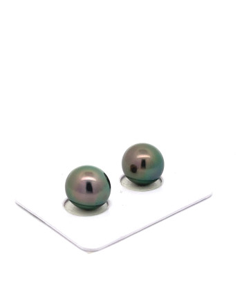 9mm+ fine  grade Tahitian Black pearl, French Polynesia  