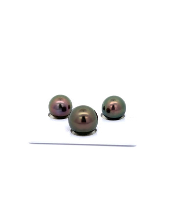 9mm+ fine  grade Tahitian Black Pearl, French Polynesia  