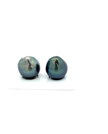 12mm+ jewel  grade Tahitian Black Pearl, French Polynesia  