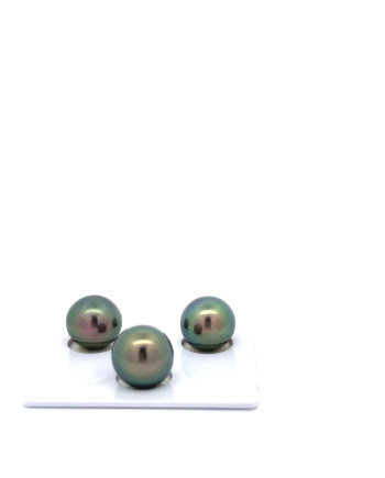 9mm+ gem  grade Tahitian Black Pearl, French Polynesia  