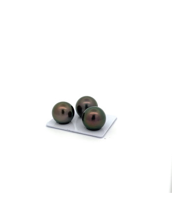 15mm+ gem  grade Tahitian Black pearl, French Polynesia  