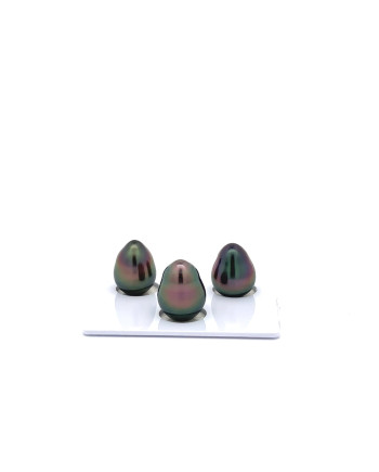 9mm+ gem  grade Tahitian Black Pearl, French Polynesia  