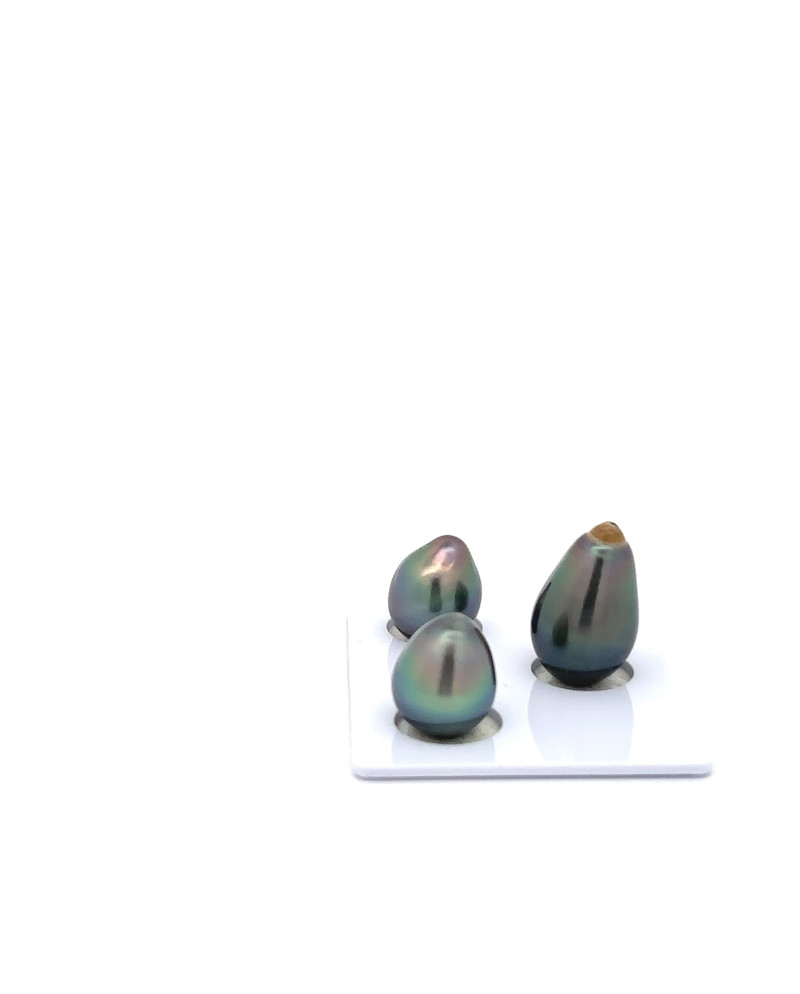 9mm+ jewel  grade Tahitian Black Pearl, French Polynesia  