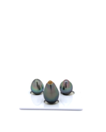 9mm+ jewel  grade Tahitian Black Pearl, French Polynesia  