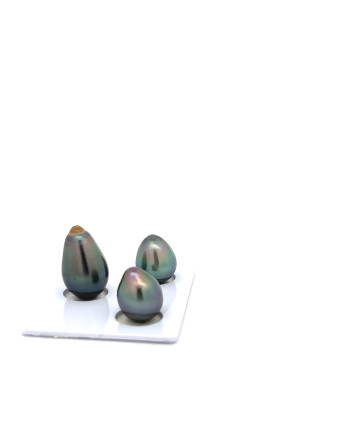 9mm+ jewel  grade Tahitian Black Pearl, French Polynesia  