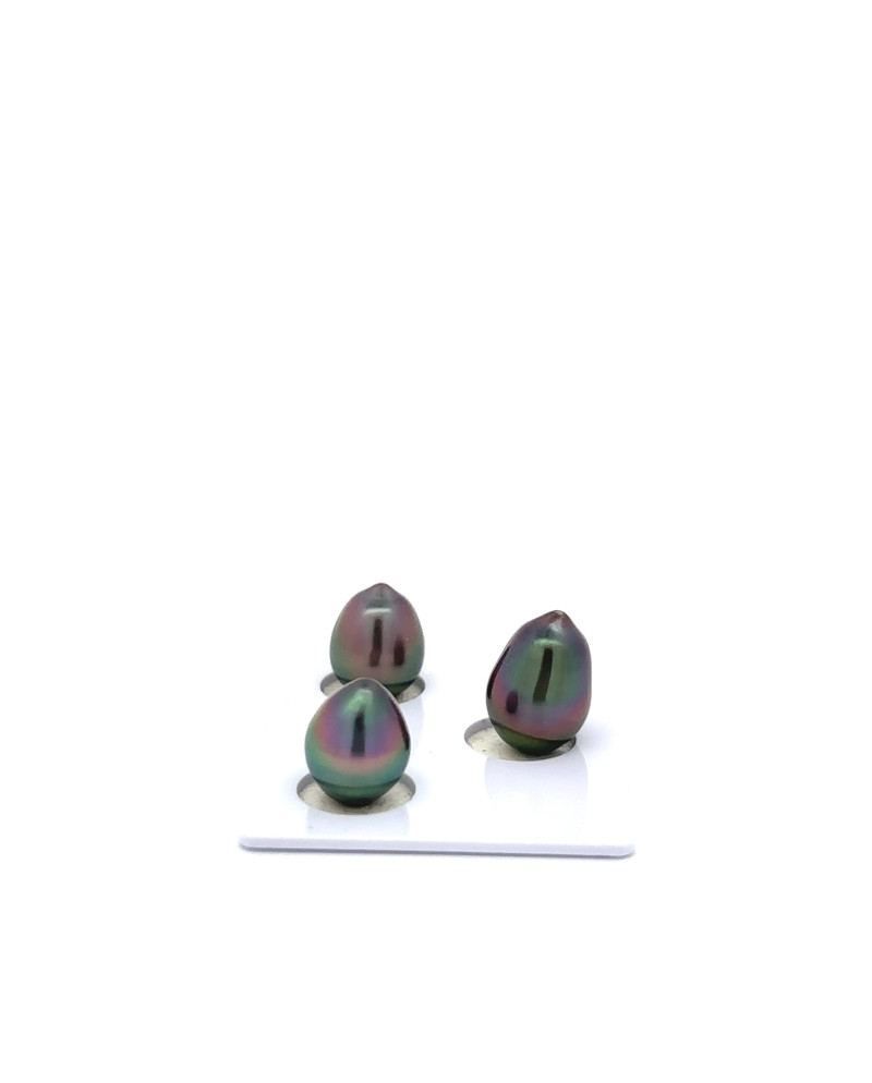 9mm+ fine  grade Tahitian Black Pearl, French Polynesia  