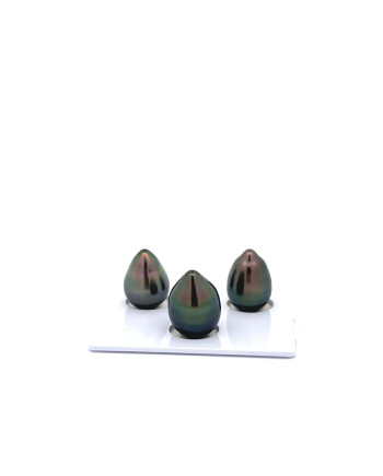 9mm+ fine  grade Tahitian Black Pearl, French Polynesia  