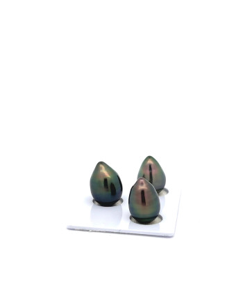 9mm+ fine  grade Tahitian Black Pearl, French Polynesia  