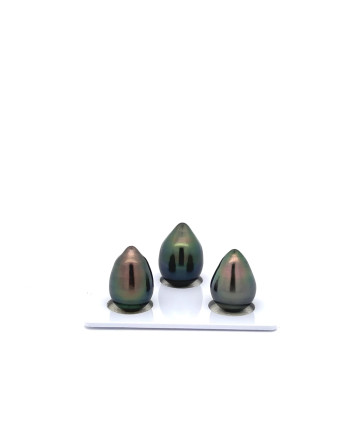 9mm+ fine  grade Tahitian Black Pearl, French Polynesia  