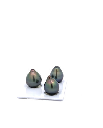 9mm+ fine  grade Tahitian Black Pearl, French Polynesia  