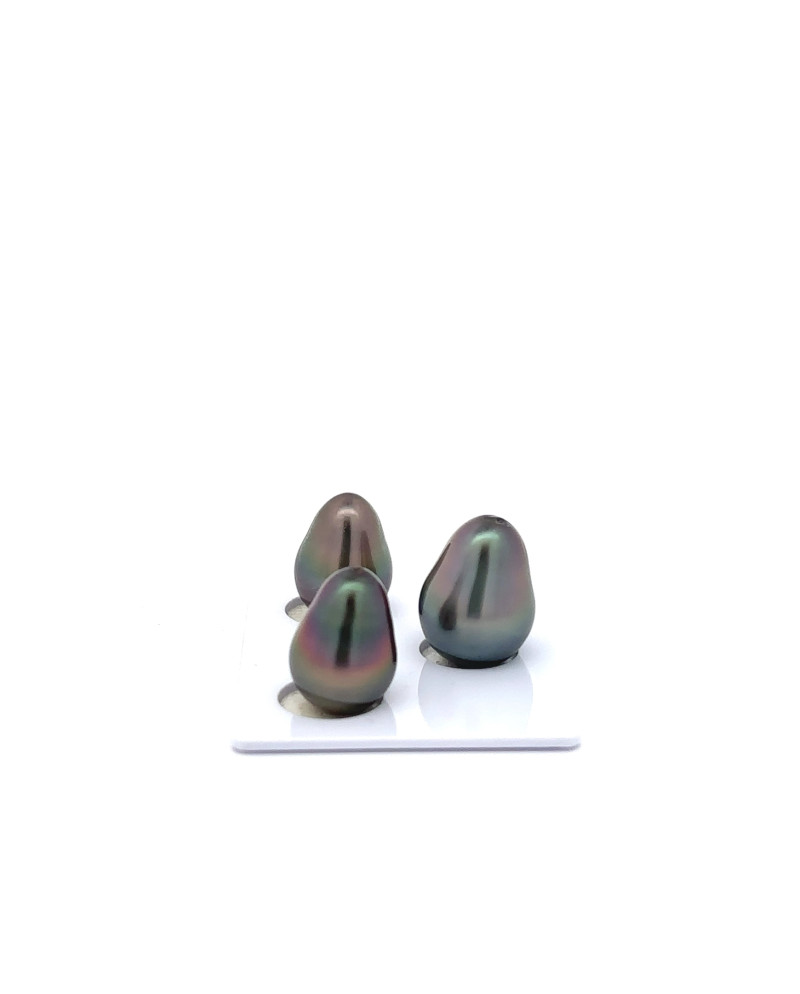 9mm+ fine  grade Tahitian Black Pearl, French Polynesia  