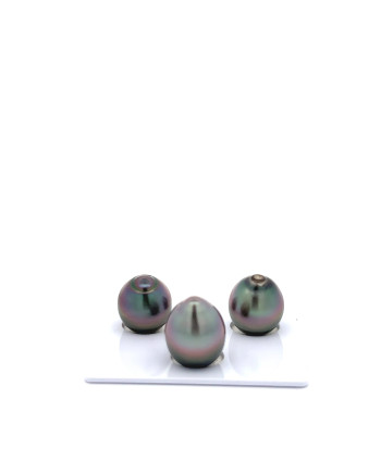 9mm+ jewel  grade Tahitian Black Pearl, French Polynesia  