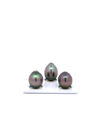 9mm+ jewel  grade Tahitian Black Pearl, French Polynesia  