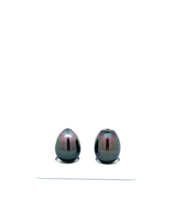 9mm+ fine  grade Tahitian Black Pearl, French Polynesia  