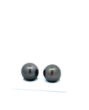 12mm+ jewel  grade Tahitian Black Pearl, French Polynesia  
