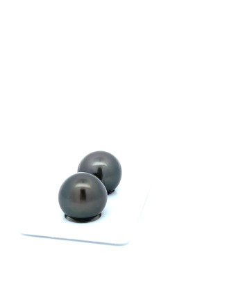 12mm+ jewel  grade Tahitian Black Pearl, French Polynesia  