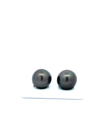 12mm+ jewel  grade Tahitian Black Pearl, French Polynesia  
