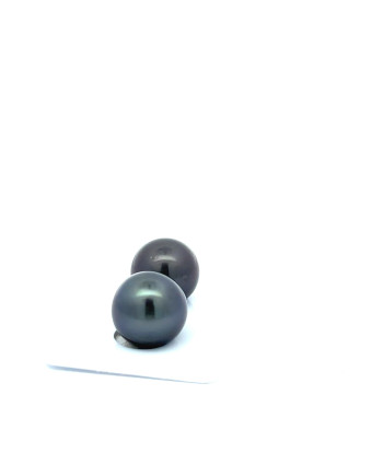 12mm+ jewel  grade Tahitian Black Pearl, French Polynesia  