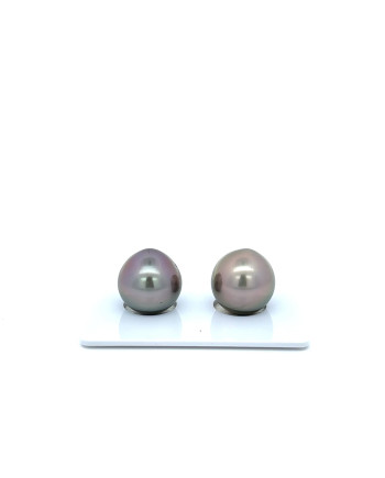 12mm+ fine  grade Tahitian Black Pearl, French Polynesia  