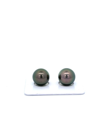 9mm+ fine  grade Tahitian Black Pearl, French Polynesia  