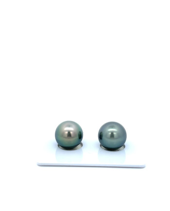 9mm+ fine  grade Tahitian Black Pearl, French Polynesia  