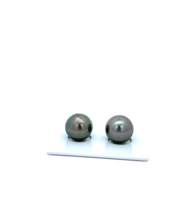 9mm+ gem  grade Tahitian Black Pearl, French Polynesia  