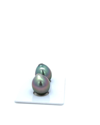 9mm+ jewel  grade Tahitian Black Pearl, French Polynesia  