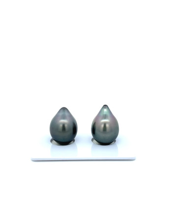 9mm+ gem  grade Tahitian Black Pearl, French Polynesia  