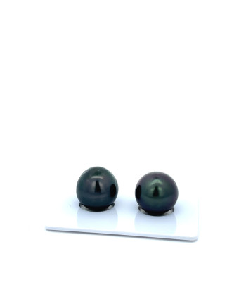 12mm+ fine  grade Tahitian Black Pearl, French Polynesia  