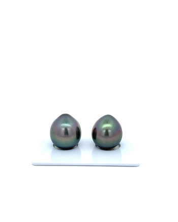 12mm+ gem  grade Tahitian Black Pearl, French Polynesia  