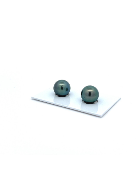 9mm+ jewel  grade Tahitian Black pearl, French Polynesia  