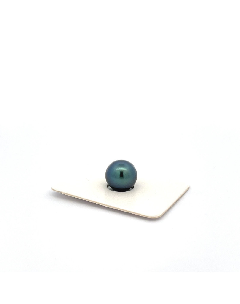 9mm+ fine  grade Tahitian Black pearl, French Polynesia  